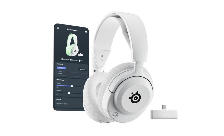 arctis nova 5x wireless - white